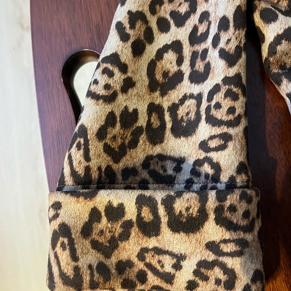 Leopard Print Women's Coat - Picture 6 of 7